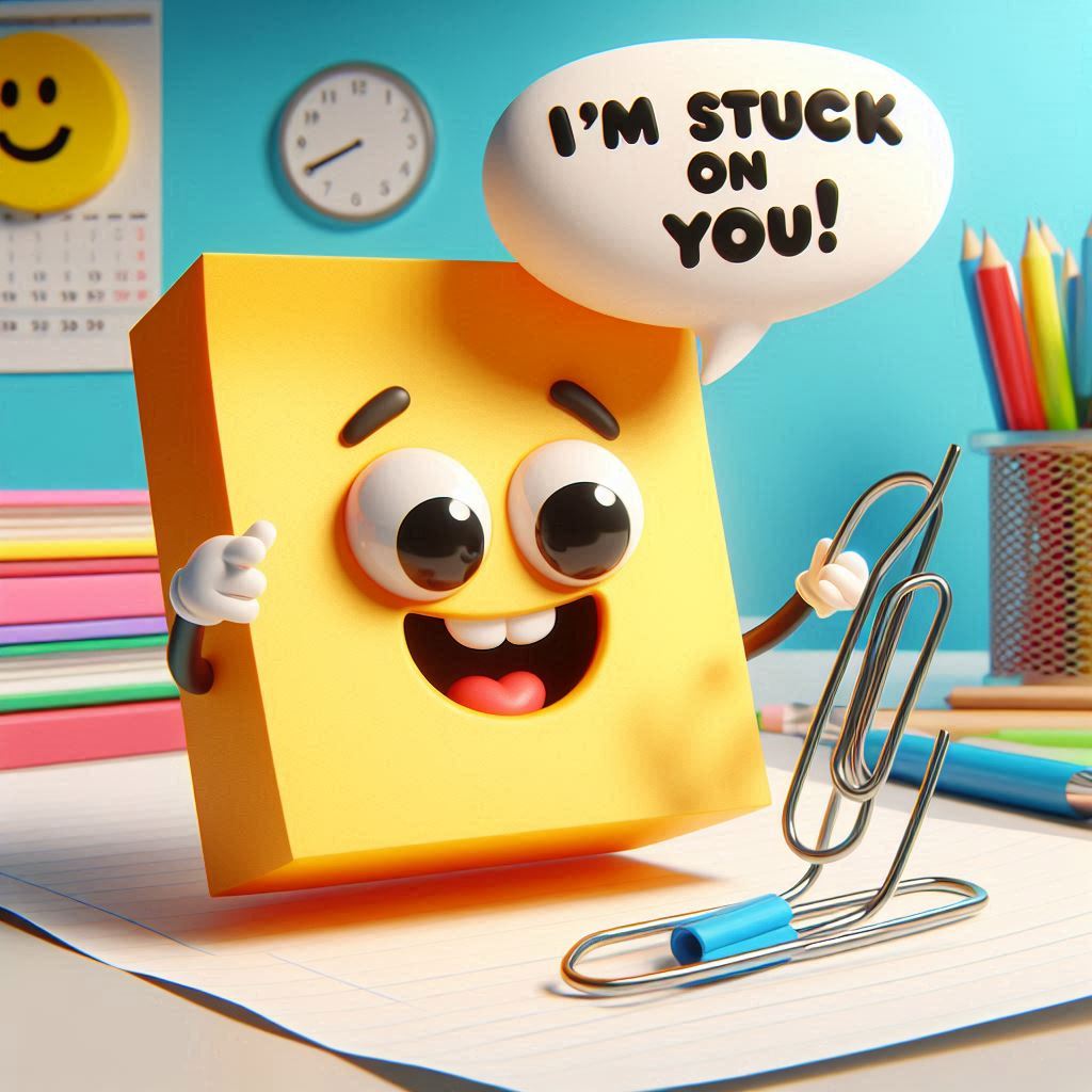 Sticky Note Puns