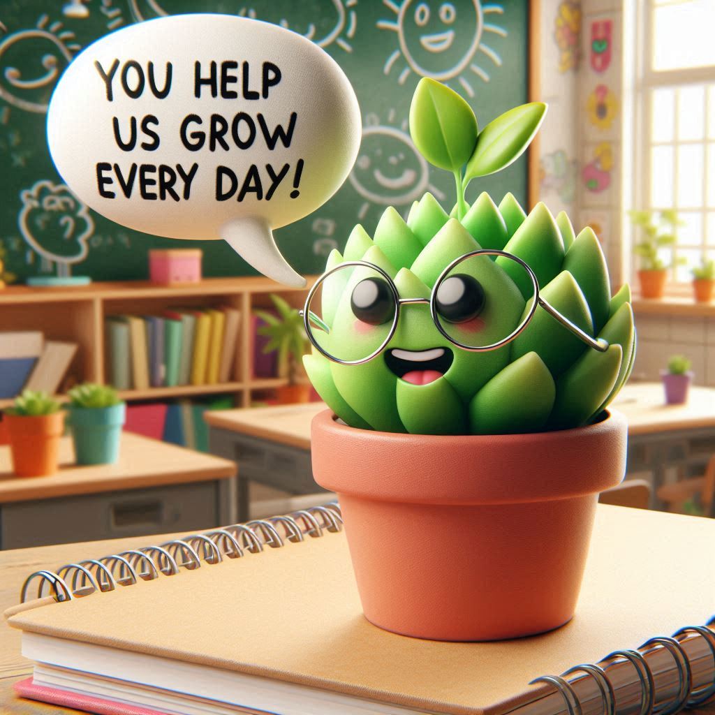 Succulent Puns For Teachers