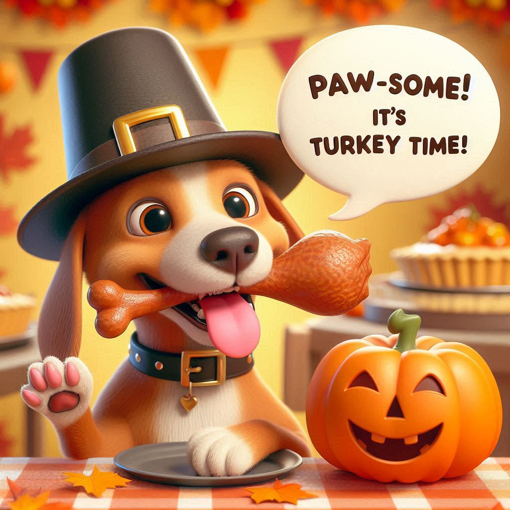 Thanksgiving Dog Puns