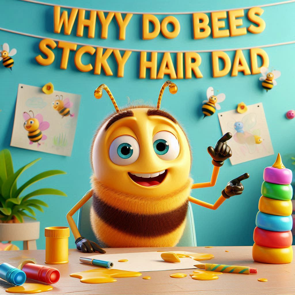 200+ Why Do Bees Have Sticky Hair Dad Jokes for Buzzing Laughter 5 Jokes on Bees and Hair
