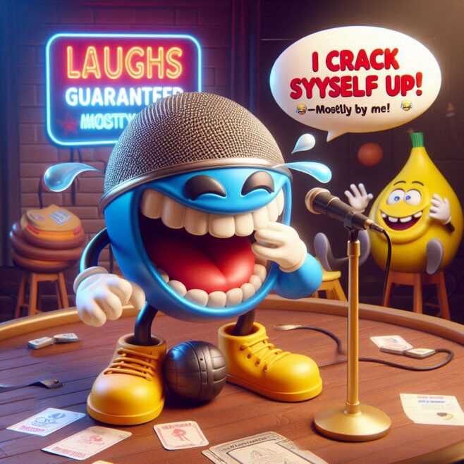 Laughing At Your Own Jokes