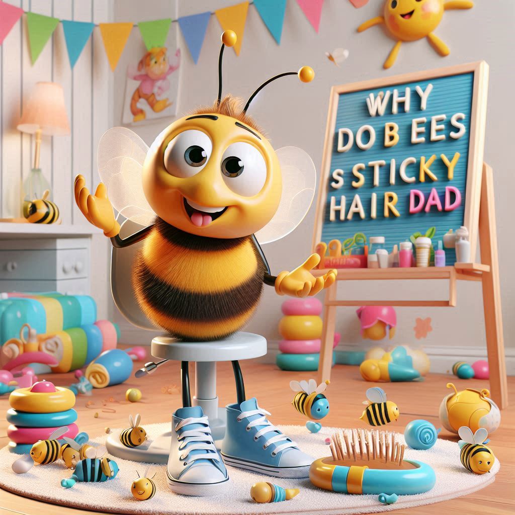 200+ Why Do Bees Have Sticky Hair Dad Jokes for Buzzing Laughter 2 One Liner Bee Hair Jokes
