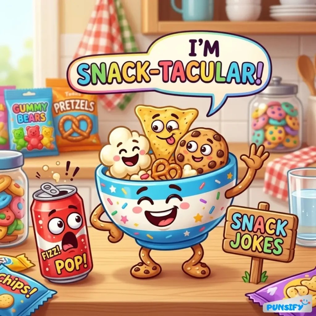 187+ Hilarious Snack Jokes and Puns to Tickle Your Taste Buds and Your Funny Bone