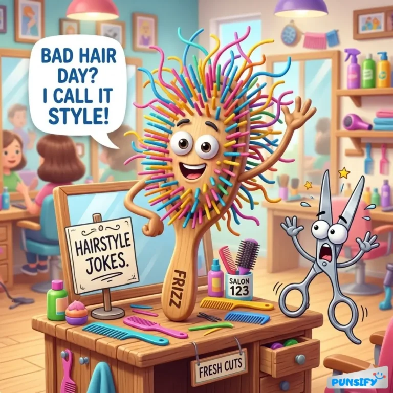 195+ Hair-Raising Laughs with Hairstyle Jokes and Puns Galore