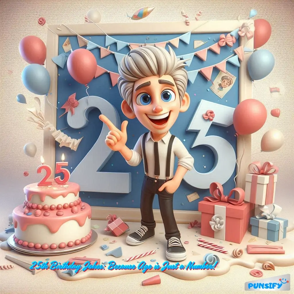 153+ Hilarious 25th Birthday Jokes & Puns That'll Have You Laughing in Your Cake!