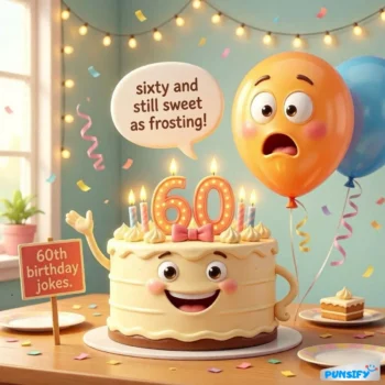 175+ Hilarious 60th Birthday Jokes to Make You Feel Young at Heart and Belly Laughs