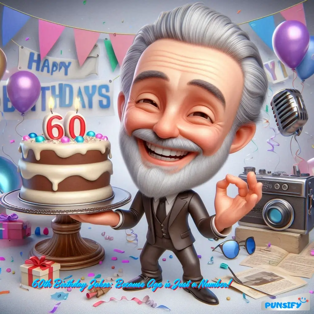 175+ Hilarious 60th Birthday Jokes to Make You Feel Young at Heart and Belly Laughs