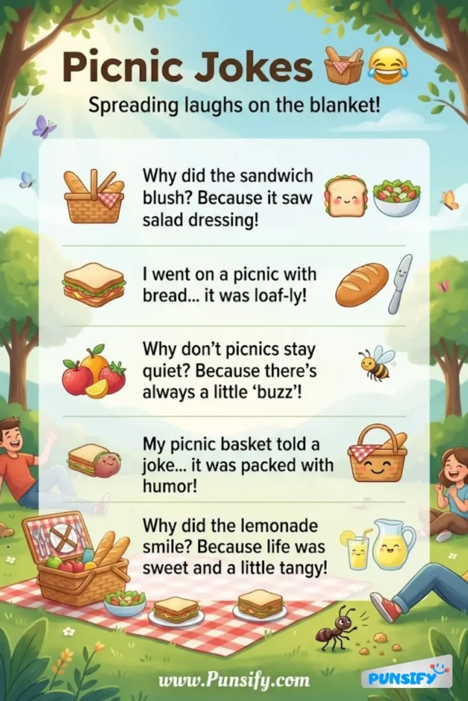 135+ Hilarious Picnic Jokes and Puns to Make You Scream with Laughter