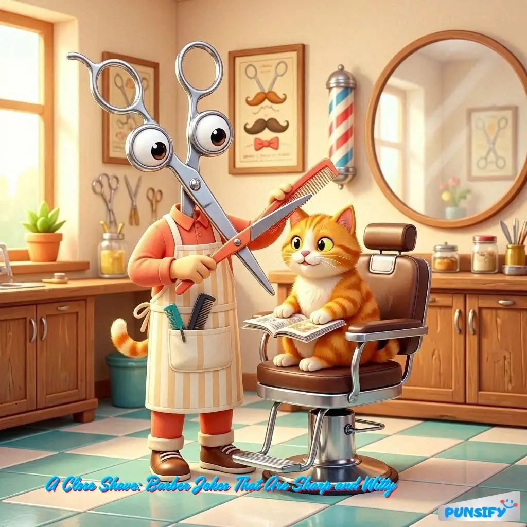 175+ Hilarious Barber Jokes & Puns That'll Snip Your Sides with Laughter