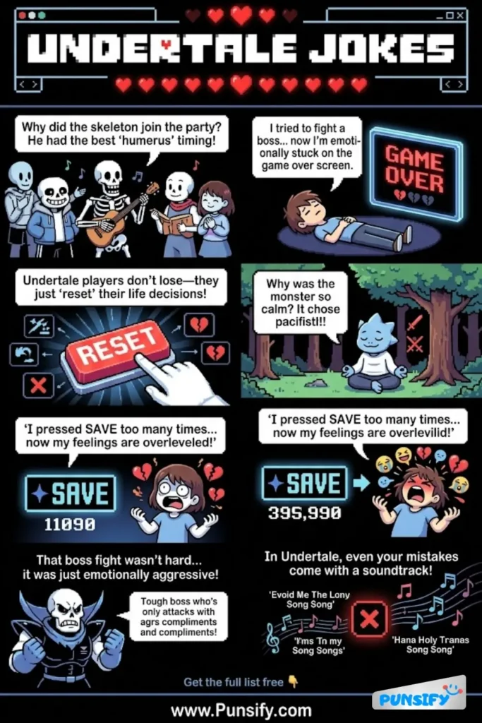 Laughing Your Way Through the Underground: 145+ Undertale Jokes for All!