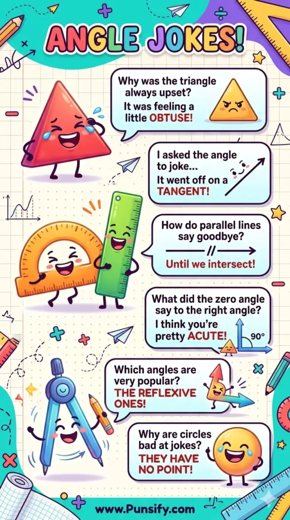 159+ Hilarious Angle Jokes and Puns That Will Measure Your Laughter