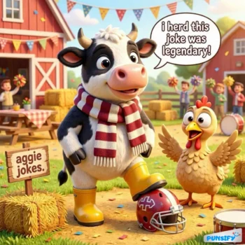 195+ Hilarious Aggie Jokes & Puns That Are a-Moo-sing and Sure to Crack You Up!