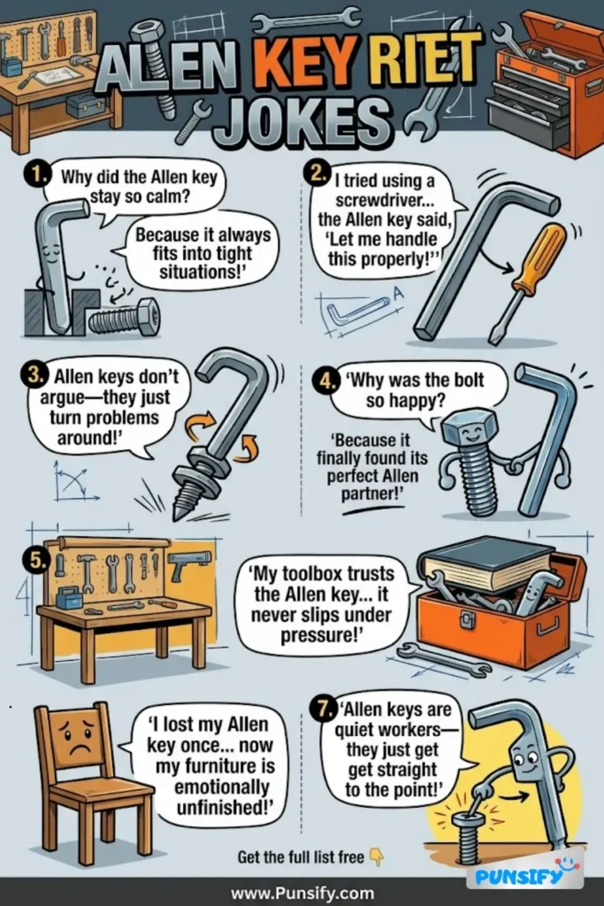 187+ Hilarious Allen Key Jokes That Will Bolt Your Funny Bone to the Floor