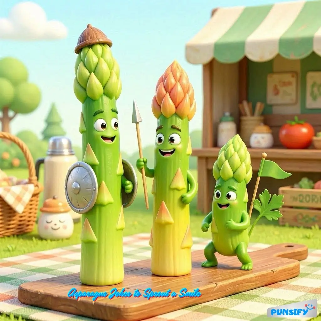 189+ Hilarious Asparagus Jokes & Puns That Are Spear-itually Funny and Totally Stalked!
