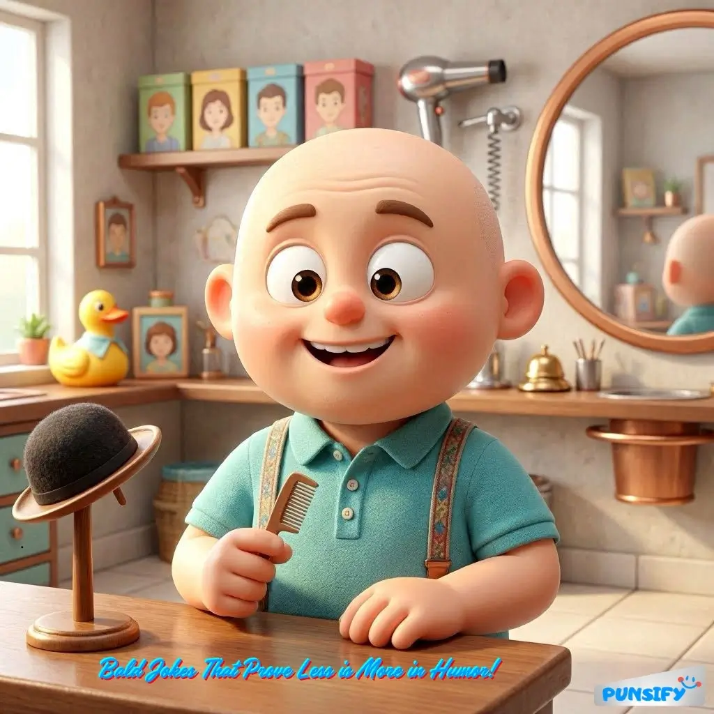 157+ Hilarious Bald Jokes & Puns That Are Hair-Lariously Good for a Laugh!