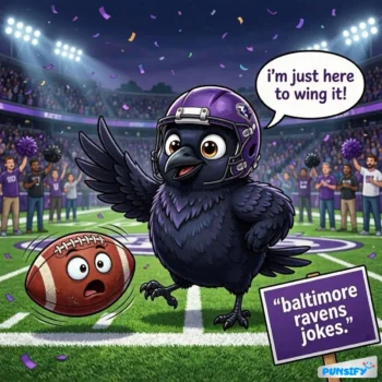 187+ Hilarious Baltimore Ravens Jokes & Puns That Will Tackle Your Funny Bone!