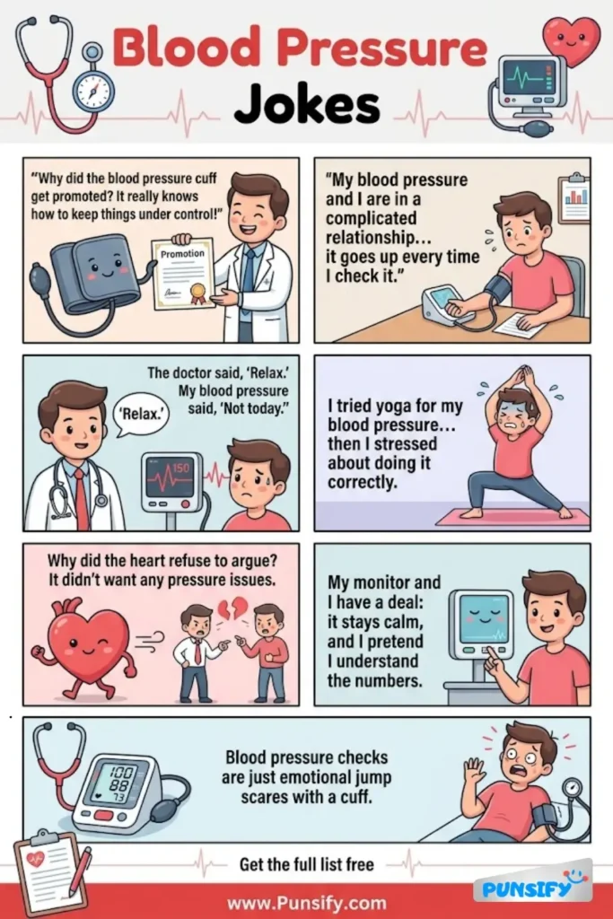 173+ Hilarious Blood Pressure Jokes & Puns That Will Have Your Heart in Stitches
