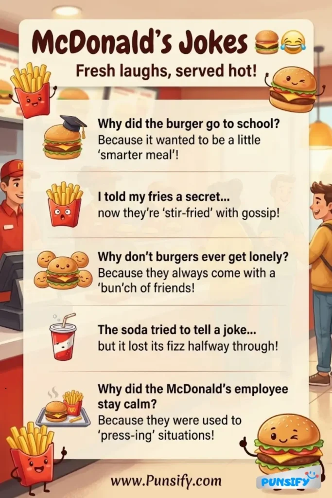145+ Mcdonalds Jokes and Puns That'll Have You Frying with Laughter!