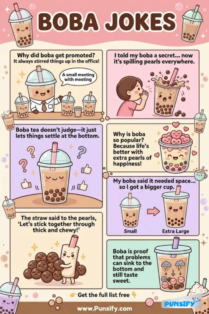 153+ Hilarious Boba Jokes & Puns That Will Bubble Up Your Laughter Levels