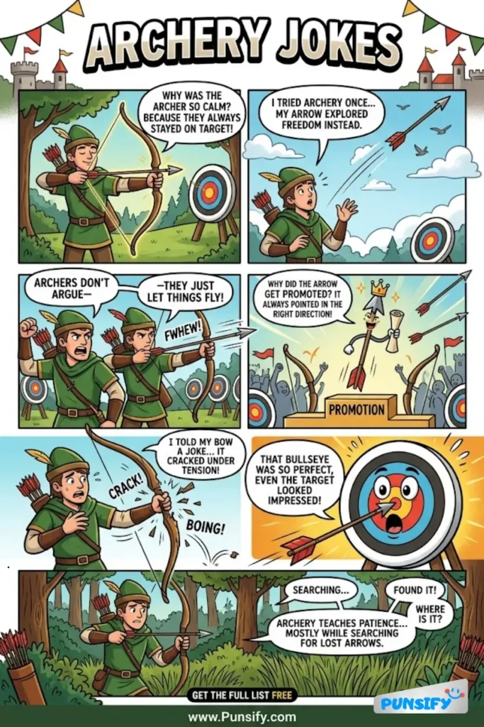 163+ Hilarious Archery Jokes & Puns That Will Hit the Bullseye of Laughter