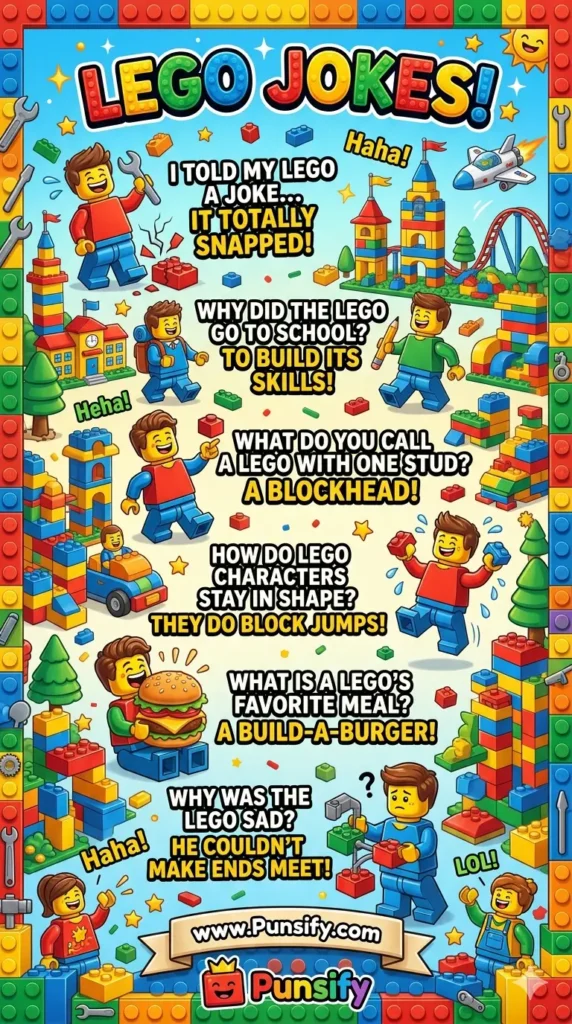 163+ Chuckles for Days with Lego Jokes and Puns That Build a Smile