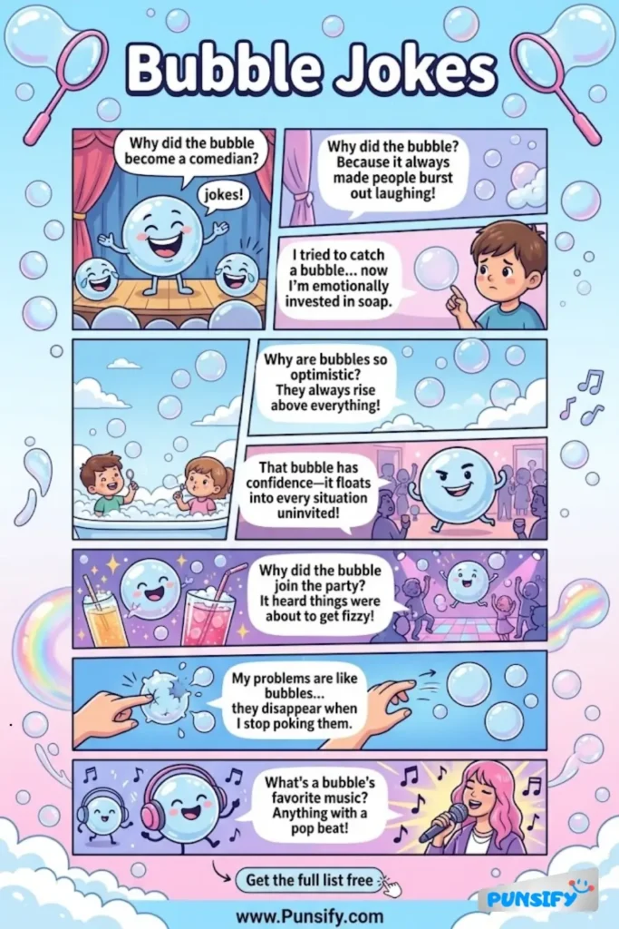 159+ Hilarious Bubble Jokes & Puns That Will Burst Your Sides with Laughter!
