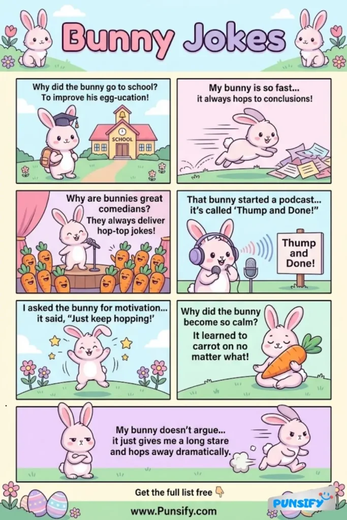 187+ Hilarious Bunny Jokes & Puns That Will Have You Hopping with Laughter!