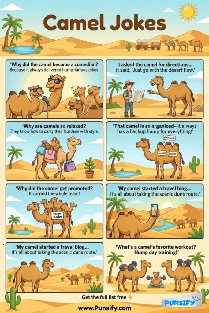 175+ Hilarious Camel Jokes & Puns That Will Make You Laugh Your Hump Off!