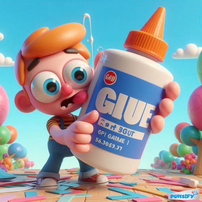 185+ Sticky Situations and Laughs with Glue Jokes and Puns Galore