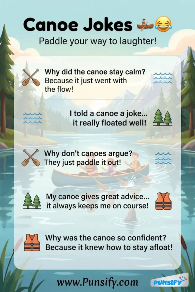 163+ Hilarious Canoe Jokes and Puns That Will Float Your Funny Bone!