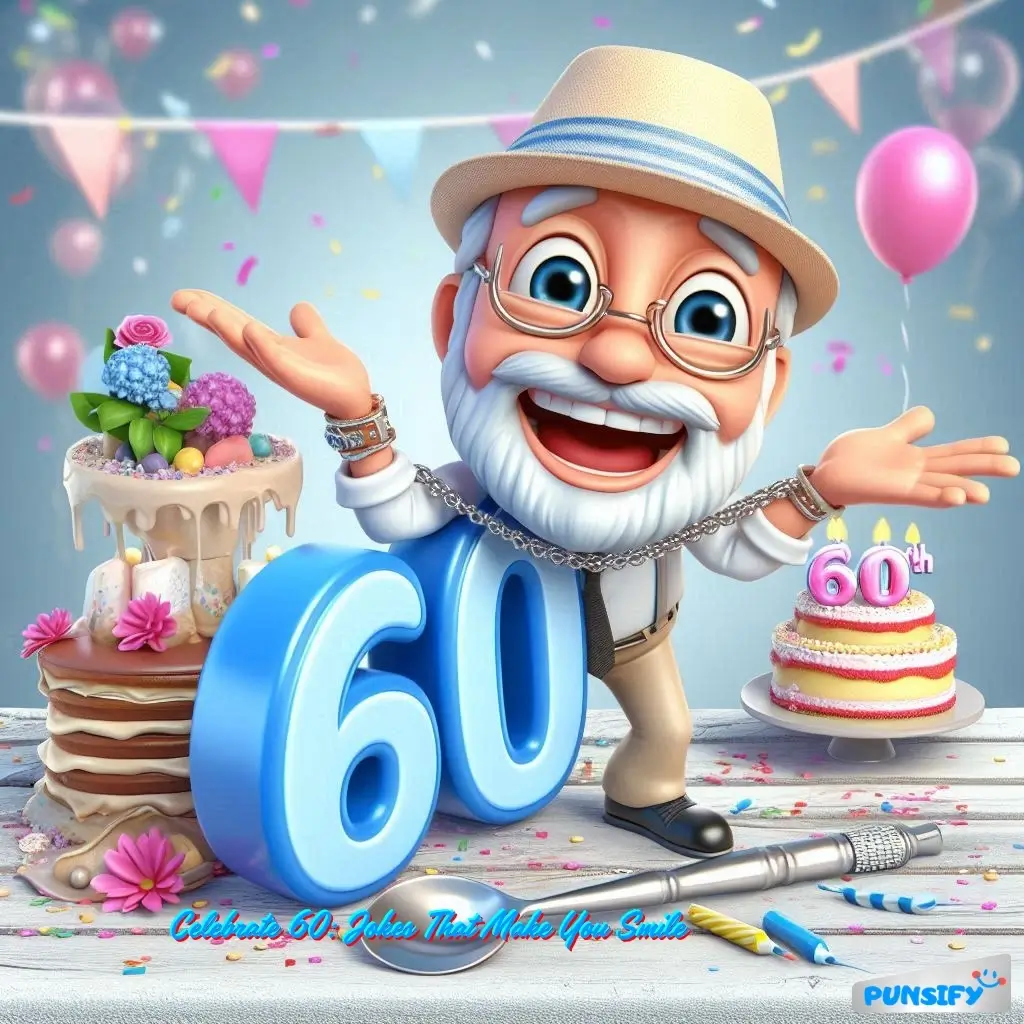 175+ Hilarious 60th Birthday Jokes to Make You Feel Young at Heart and Belly Laughs