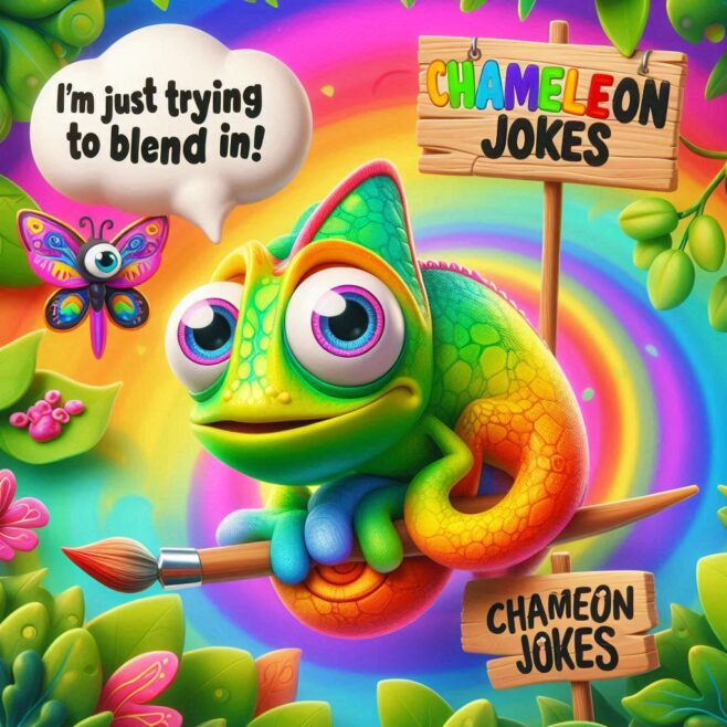 161+ Laughs Galore with Chameleon Jokes and Puns That Color Your Day!