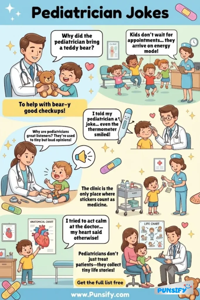 Giggles Galore: 167+ Pediatrician Jokes & Puns That Will Cure Your Boredom!