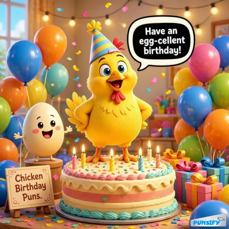 Chicken Birthday Puns