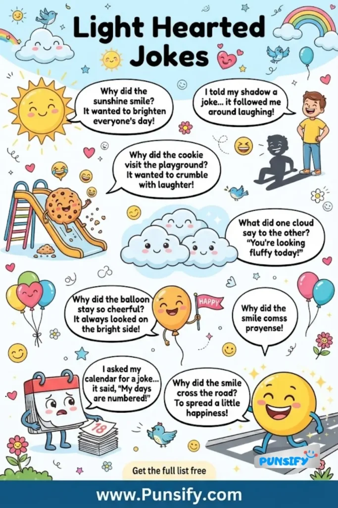 179+ Light Hearted Jokes to Brighten Your Day and Spark Joy in 2026