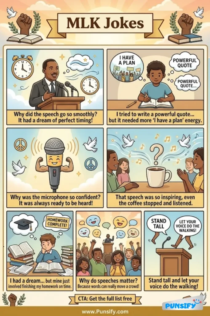 175+ Hilarious MLK Jokes & Puns That Bring Laughter and Joy to Everyone