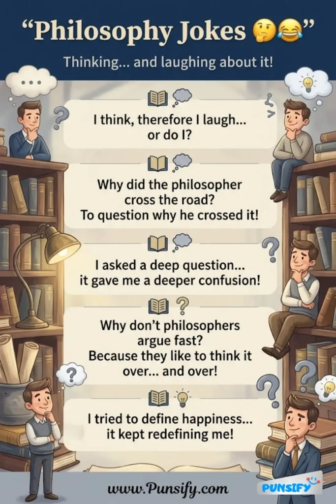 169+ Hilarious Philosophy Jokes and Puns That Will Make You Think and Laugh