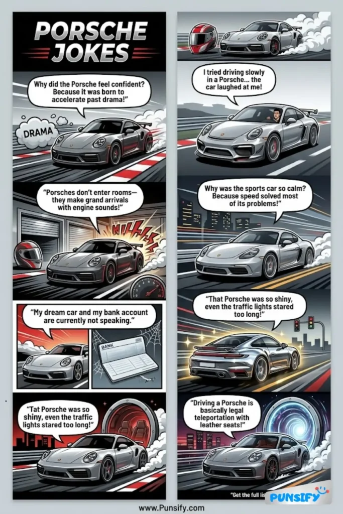 185+ Hilarious Porsche Jokes & Puns That Will Drive You to Laughter and Fun