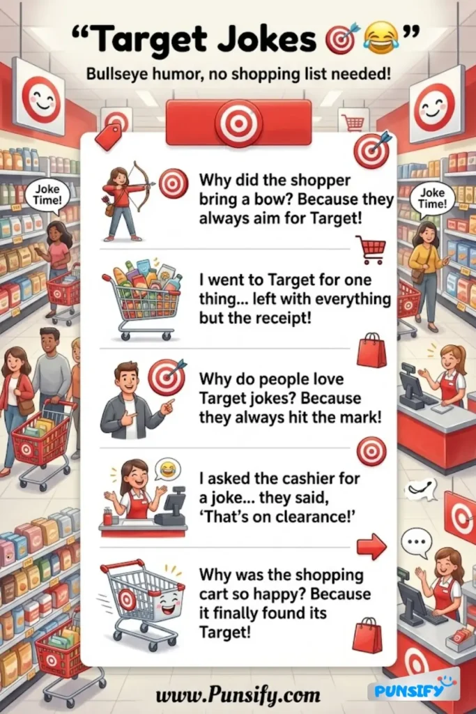 163+ Hilarious Target Jokes and Puns That Hit the Mark for Family Fun
