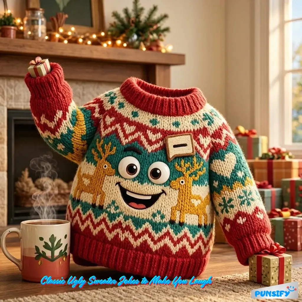 195+ Ugly Sweater Jokes to Spread Holiday Cheer and Laughter in 2026