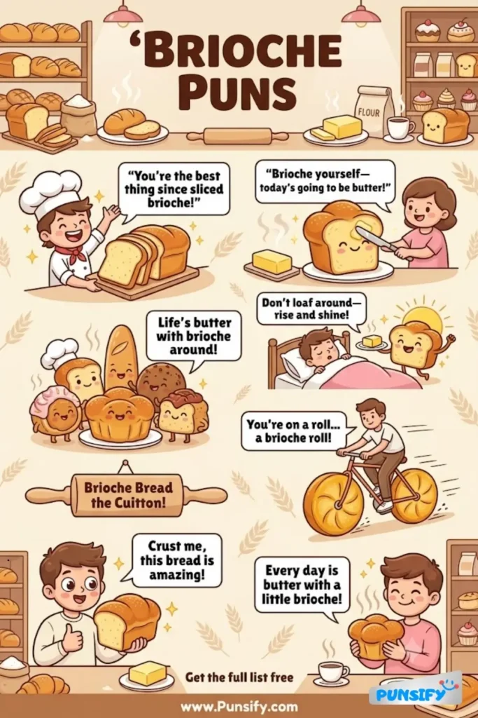 183+ Hilarious Brioche Puns & Jokes to Rise and Shine Your Day with Laughter