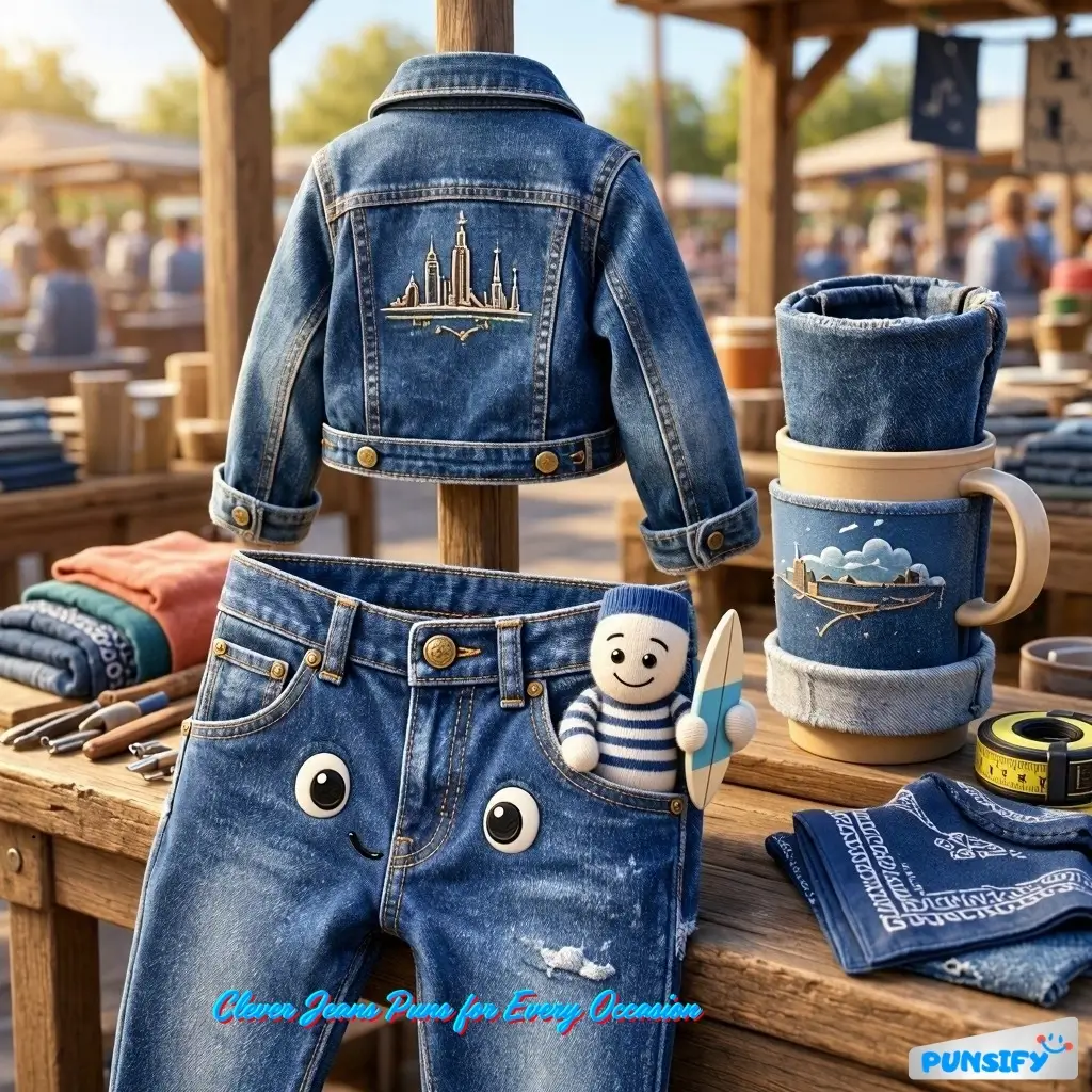 197+ Hilarious Jeans Puns to Stitch Together Your Laughter and Style