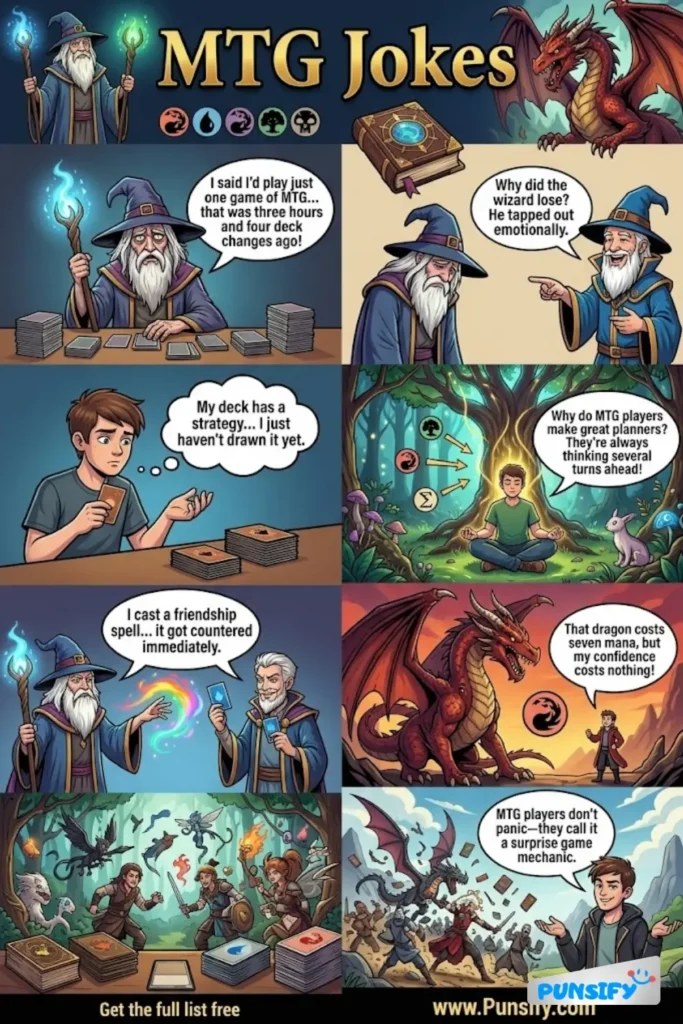 167+ Hilarious MTG Jokes & Puns That Will Make You Laugh Out Loud Today
