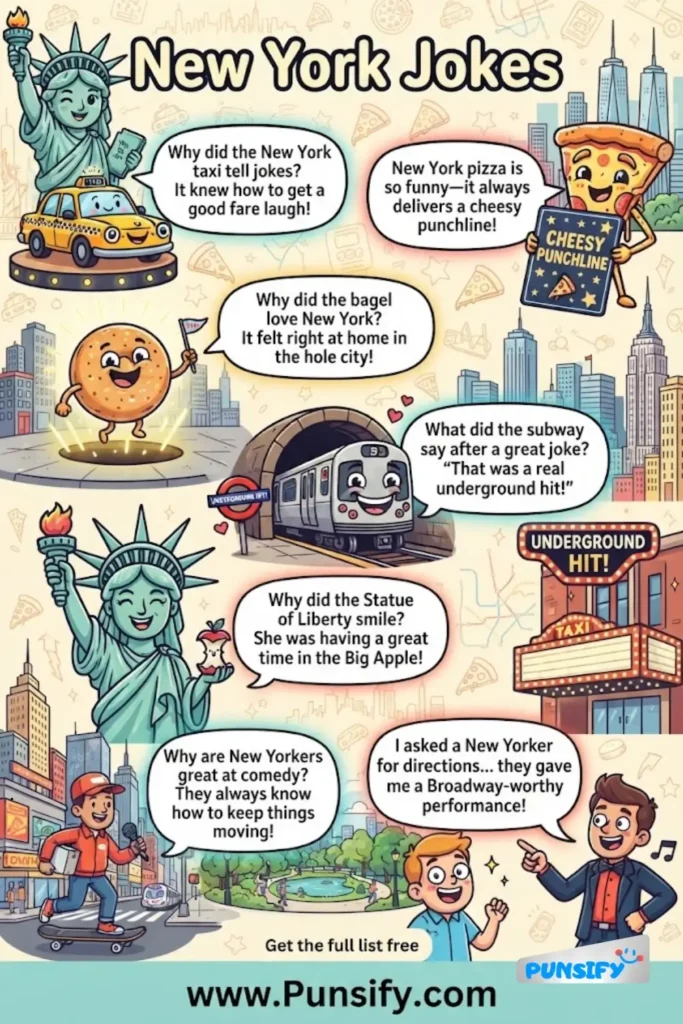 197+ Best New York Jokes to Brighten Your Day with Big Apple Laughs in 2026