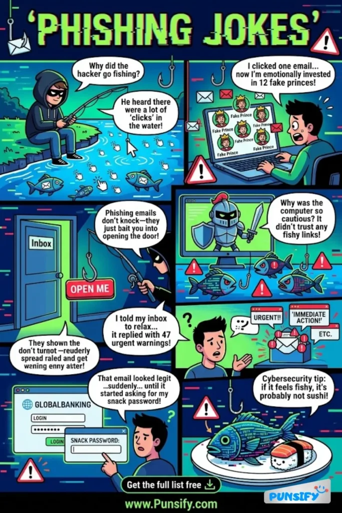 185+ Hilarious Phishing Jokes & Puns to Hook You with Laughter and Fun
