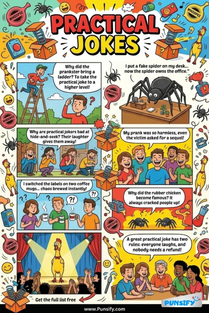 159+ Hilarious Practical Jokes & Puns to Bring Laughter and Fun to Everyone