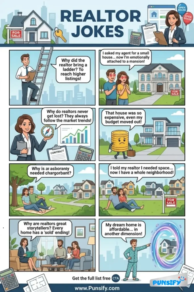 193+ Hilarious Realtor Jokes & Puns to Brighten Your Day and Close the Deal