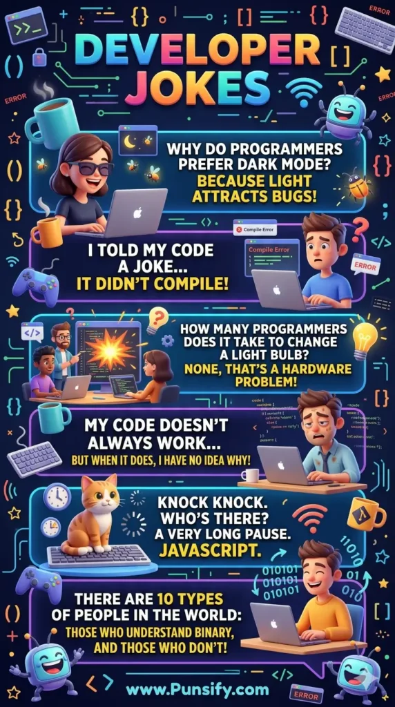 171+ Hilarious Developer Jokes That Will Leave You Pun-derfully Amused!