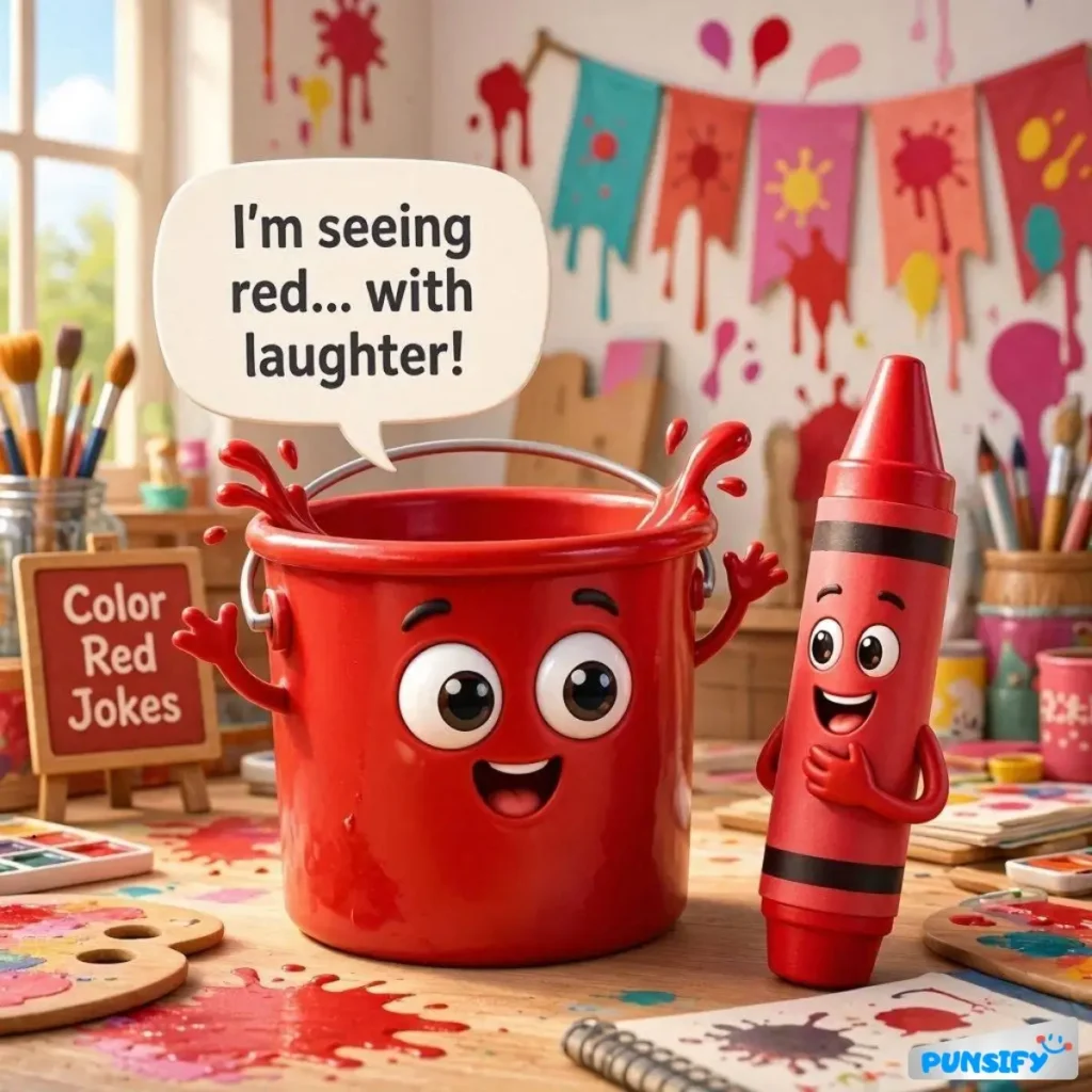 Color Red Jokes