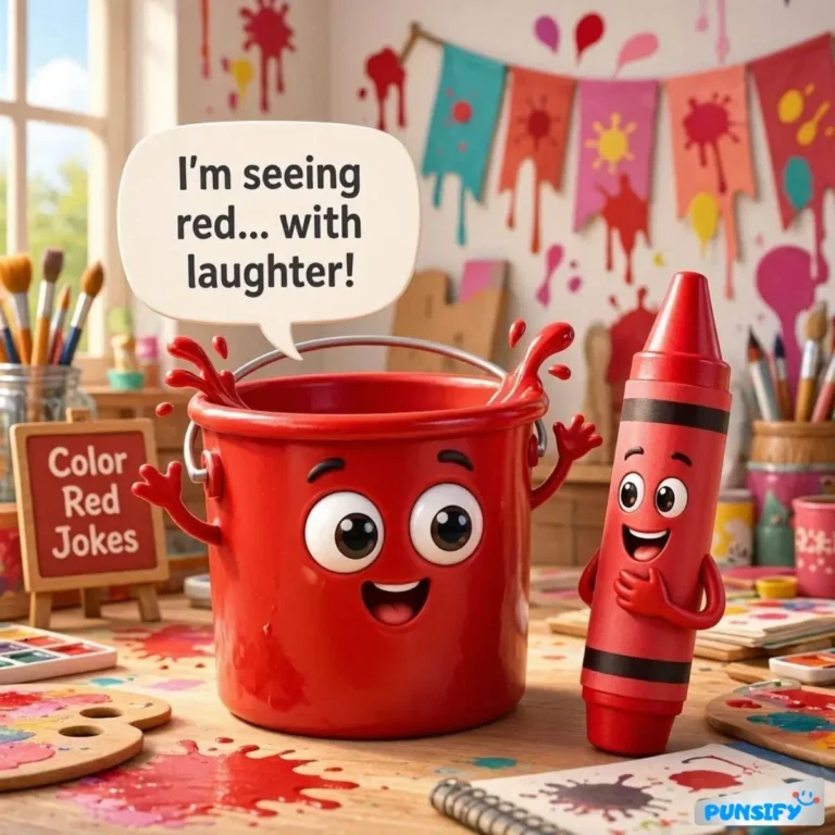 Color Red Jokes